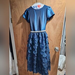 Blue wedding guest dress